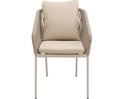 Tuinstoel met armleuningen Cyprus beige Kare Design