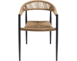 Tuinstoel met armleuningen Palma natuur Kare Design