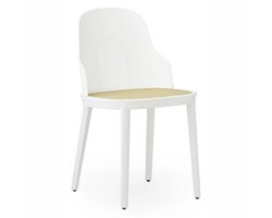 Tuinstoel Normann Copenhagen Allez Molded Wicker Seat White