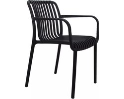 Tuinstoel Vita Porto Zwart B-03 stapelbaar