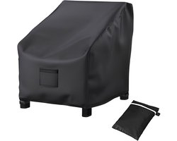 Tuinstoelhoes - Beschermhoes Tuinmeubelen - Beschermhoes voor Tuinstoelen - 38*31*29inch - met Trekkoord en Opberghoes - Ademend - UV-bestendig - Outdoor Covers - Waterdichte Stoelhoes - Stoel Bedekking -Voor Buiten in de Tuin, Balkon of Terras