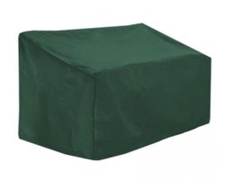 Tuinstoelhoes - Tuinmeubelhoes - 210D Oxford-doek - Waterafstotend - Duurzaam - Waterdichte Beschermhoes Tuinmeubelen - Buitenbank Stoelhoes - Tuinbankhoes - Voor Buiten In De Tuin, Balkon Of Terras - 134x66x89cm - Groen