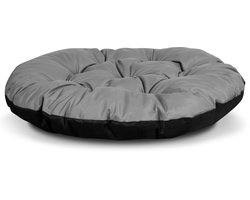 Tuinstoelkussen - ooievaarsnestschommel - waterdicht zitkussen 110 cm - grijs - hangstoelkussen