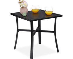 tuintafel - 46 x 46 cm - voor 4 personen - tot 60 kg - staal
