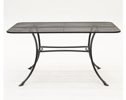 Tuintafel Basic metaal - 145x90 cm