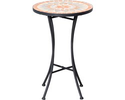 Tuintafel - Bijzettafel - Tuin - Plantentafel - Tafel - Ø35,5 cm
