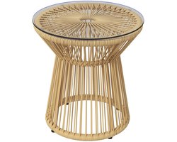 Tuintafel-Bijzettafel-Tuinmeubelen-Tafel-Tafeltje - 40 cm x 40 cm x 42 cm