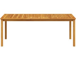 Tuintafel | Buitentafel | Terrastafe 200x100x74 cm massief acaciahout
