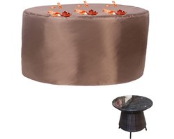 Tuintafel Cover - Meubelbeschermer Outdoor - Meubels Beschermen - Waterdicht Winddicht - 91x127cm - Grijs