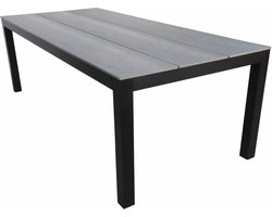Tuintafel Cyprus 225x100cm | Grey | Polywood & Aluminium
