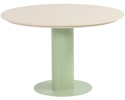 Tuintafel Girona ø120cm | Soft Green & Beige | Hartman