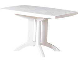 Tuintafel Grosfillex Vega wit 118x77