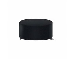 Tuintafel hoes - Ronde tuintafel hoes - meubelafdekkingen - 120x75 cm - meubelhoezen - Waterdichte meubelhoes - 1 stuk - zwart - 210D Oxford-doek - ronde meubelhoes - Topkwaliteit beschermhoes -Beschermhoes voor tuinmeubelen