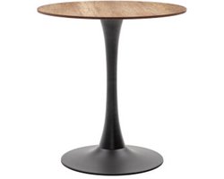 Tuintafel Jamy HPL Ø70cm - houtkleur