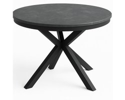 Tuintafel Milano rond Ø120cm - Antraciet
