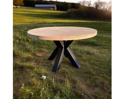Tuintafel Rond - Tuintafel Rond 6 persoons - Tuintafel 160 cm - Tijdelijk inclusief gratis onderhoudspakket