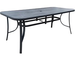 Tuintafel tafel outdoor "Cordoba" - Phoenix - 8 zits - Grijs marmereffect