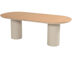 Tuintafel Valencia 220x100cm | Sand & Teak | Hartman