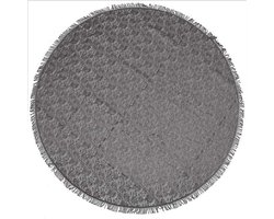 Tuintafelkleed Foam Unique Outdoor 160cm rond Antraciet