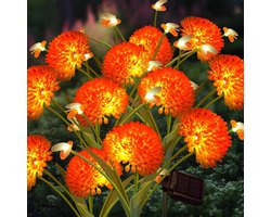 Tuinverlichting op Zonne-energie Set van 4 Slingerende Bijenlampen Waterdichte Vuurvliegende Lampen Tuin Patio Decoratie Vrouwen-Geschenken