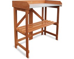 Tuinwerktafel - Tuinwerkbank voor Buiten - Plantentafel - Oppottafel met Werkblad - Tuinorganisatie