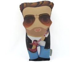 Tuki kussen-George Micheal-Kussen-Knuffelbaar-Celebrity-beroemdheden-Teddy