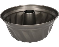 Tulband bakvorm - rond - 24,5 x 12 cm - met anti-aanbak laag - springvormen voor o.a. cakes en tulba