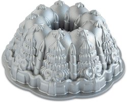 Tulband Bakvorm "Very Merry Bundt" - Nordic Ware | Sparkling Silver Holiday