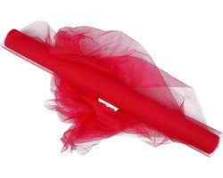 Tule, B: 50 cm, roze, 5 m/ 1 rol