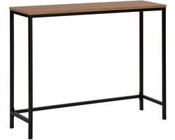 TULIA - Consoletafel - Donkere houtkleur - MDF