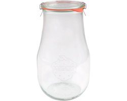 Tulp glazen pot voor conserven 2700ml 1 eenheid|Tulip glass jar for preserves 2700ml 1 unit|Bocal en verre Tulipe pour conserves 2700ml 1 unité