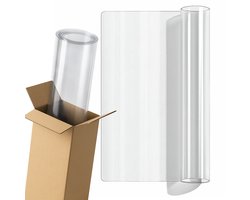 Tulup Bureau Onderlegger - Transparante Bureaubescherming - 120 cm x 50 cm - Transparante Bureauma - Transparante Computer Mat - PVC Tafelscherm Folie - Transparante Bureauonderlegger Kantoor - KrasbestendigeTafelmat - Flexibele PVC Bureau Mat