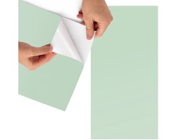 Tulup Meubelfolie - Mintgroen Meubel Wrap Folie - 75x150 cm - Groente Meubelfolie - Plakfolie Meubels - Minimalist Meubelfolie - Decoratiefolie Zelfklevend - Slaapkamer decoratie - Achtergronden en patronen