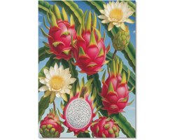 Tulup Polycanvas Wandposter - Het Exotische Van De Natuur, Schilderen - A4 - Groen Wanddecoratie - Rechthoek - Interieurdecoratie - Woonkamer, Slaapkamer, Kantoor - Decoratief