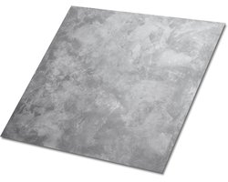 Tulup PVC Tegels - Betonnen Vloer Vinyl Tegels - 30 cm x 30 cm - Grijs Zelfklevende PVC Tegels - Set van 9 - Zelfklevende Vinyl Tegels - Industrieel Plaktegels - Vinyl Vloer Tegels - Plaktegels keuken en Badkamer