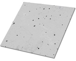 Tulup PVC Tegels - Donker Architectonisch Beton Vinyl Tegels - 30 cm x 30 cm - Grijs Vinyl Wandtegels - Set van 9 - Vinyl Tegels Zelfklevend - Industrieel Plaktegels - Wand PVC Tegels - Plaktegels keuken en Badkamer