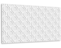 Tulup PVC Wandpaneel - Moderne Stijl Vinyl Wandpaneel - 100 cm x 50 cm - Grijs PVC Wandpaneel - 1 stuk - Industrieel Muurpaneel - Wandbekleding Vinyl - Plaktegels Keuken en Badkamer