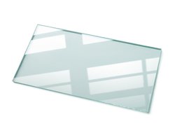 Tulup Tafelblad Glas - Glazen Tafelblad - 140 cm x 70 cm - Transparant Tafelblad - Rechthoekig Tafelblad Glas - Transparant Glazen Tafelblad voor de Woonkamer - Gehard Glas