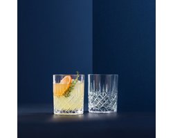 Tumblerglazen Set van 2 – 310 ml – Elegant Geslepen Design – Luxe Glazen voor Whisky, Water & Desserts