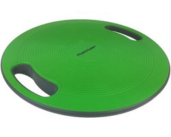 Tunturi Balans Bord - Balance board - Met Handgrepen - Groen/Zwart - Incl. gratis fitness app