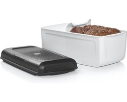 TUPPERWARE Brooddoos BreadSmart, met vakverdeling, Junior, 15 x 16 x 32 cm