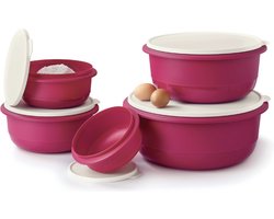 Tupperware mixerkommen set van 5 (nieuwe collectie)