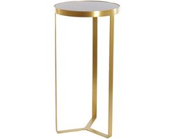 Turbi zuil Ø40x80 cm - glas zwart-mat brons