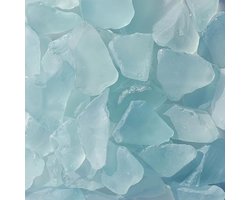 Turkoois Zeeglas Stenen - 450g Gevroren Glas voor Decoratie, Aquarium, en Knutselen