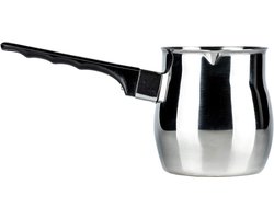 Turkse koffiekan van Grunwerg met handvat - 18/10 roestvrij staal - 340 ml