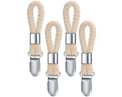 TuseRxln 4-delige handdoekclips – Theedoekhouders, haken en handdoekrekken voor de badkamer – Kastclips voor het ophangen van handdoeken