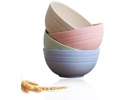 TuseRxln Soepkommen - Kommen - Vaatwasmachinebestendig En Multifunctioneel Voor Ontbijt En Dinner - 4 Stuks