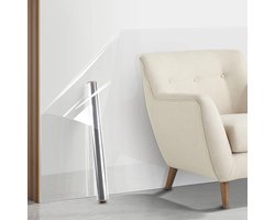 TuseRxln Zelfklevend Behang - Meubelwrap - Elektrostatisch - 1 Rol - Voor Keukenbehang en Kastbehang - Transparant