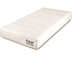 Tuur® Original Matras 180x220 cm - 100% Natuurlatex Ergonomisch Matras - Dual Comfort Zacht-Stevig - Ademend Duurzaam Orthopedisch Slaapcomfort met Biokatoen Wol