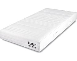 Tuur® Original Plus Matras 160x220 cm - 100% Natuurlatex Ergonomisch Matras - Dual Comfort Zacht-Stevig - Paardenhaar Hennep - Ademend Duurzaam Orthopedisch Slaapcomfort mit Biokatoen Wol